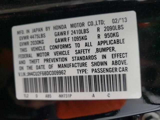 Photo 10 from auction – 2013 ACURA TSX TECH with VIN JH4CU2F68DC009962