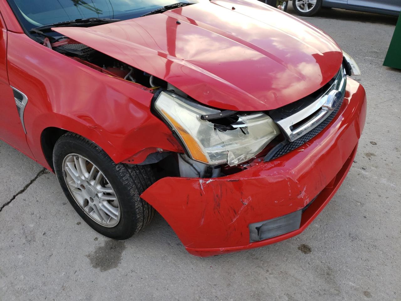 Photo 9 from auction – 2008 FORD FOCUS with VIN 1FAHP35N88W106814