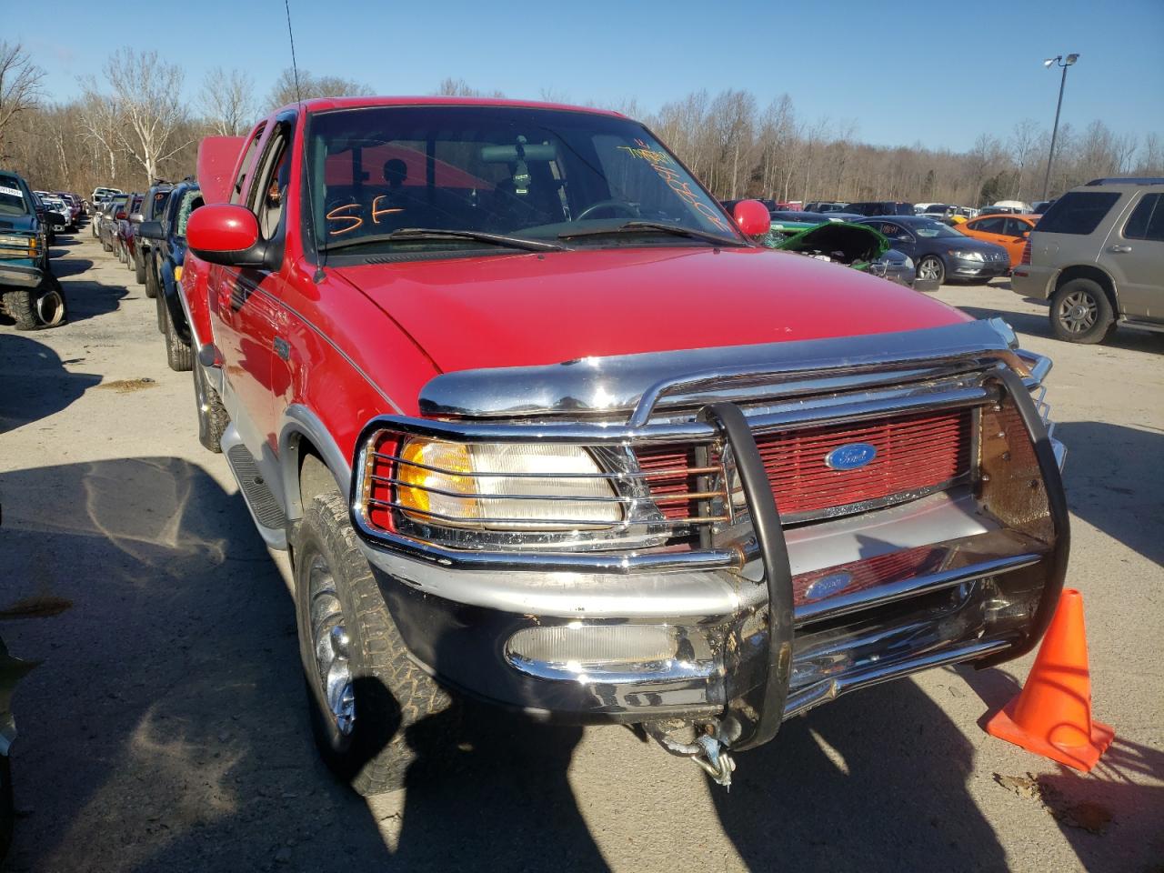 FORD F150 1997 with VIN 1FTEX08L0VKC18659 - Photo from auction