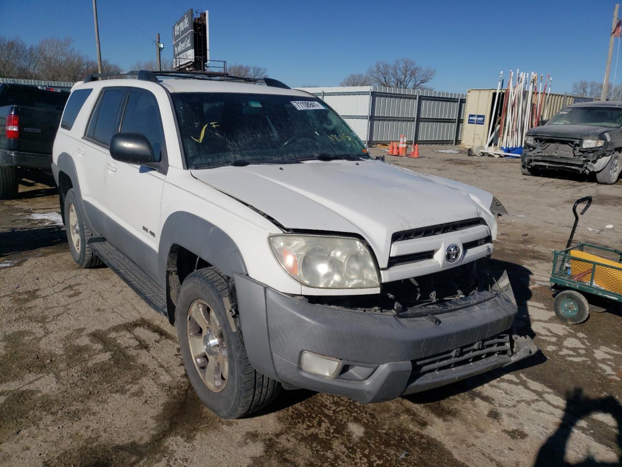 TOYOTA 4RUNNER SR 2003 with VIN JTEBT14R230017509 - Photo from auction