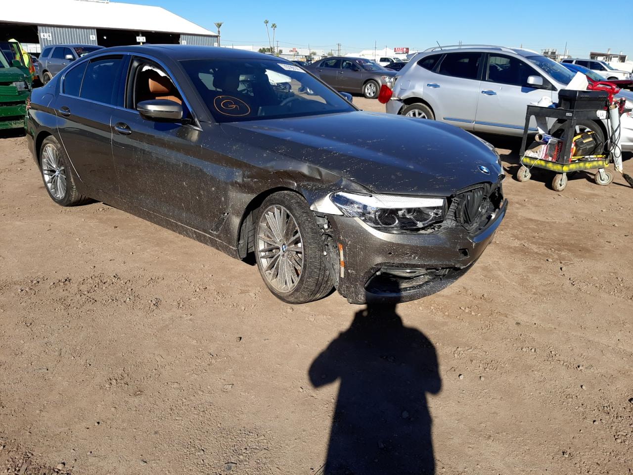 BMW 530E 2018 with VIN WBAJA9C56JB250164 - Photo from auction