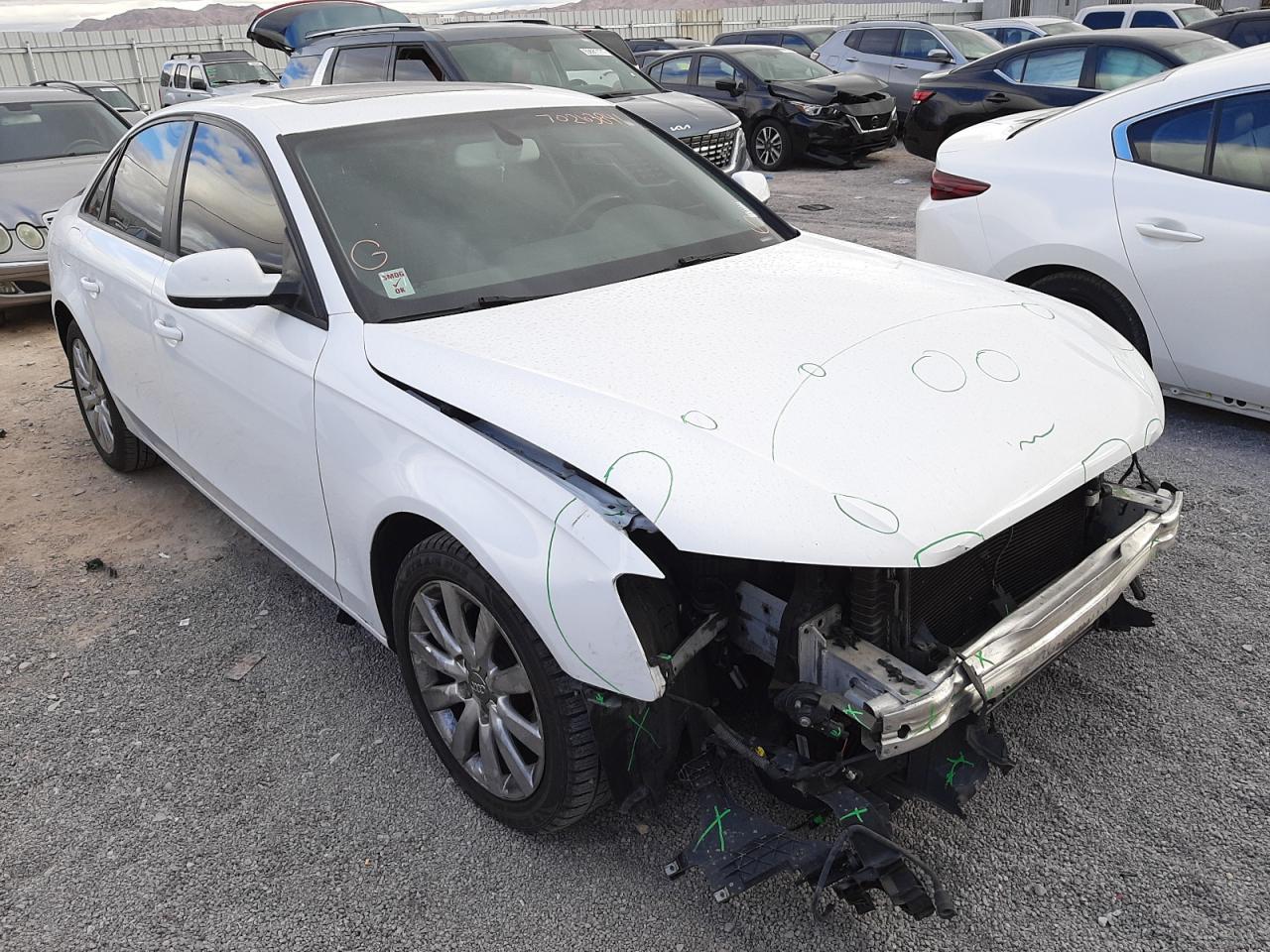 AUDI A4 PREMIUM 2014 with VIN WAUAFAFL1EN031050 - Photo from auction