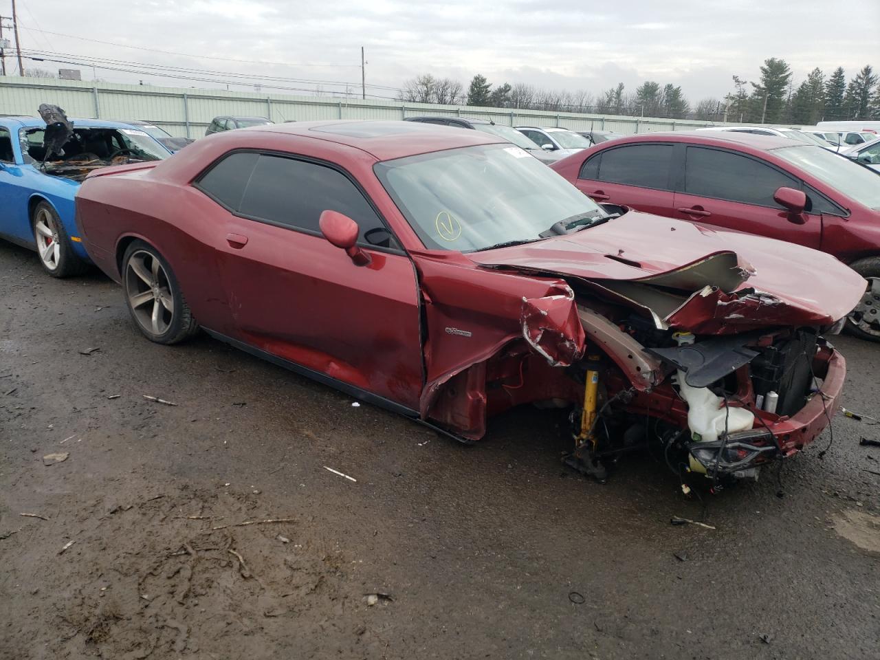 DODGE CHALLENGER 2014 with VIN 2C3CDYBTXEH270271 - Photo from auction