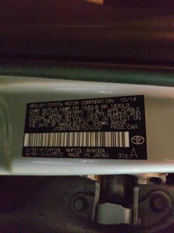 Photo 10 from auction – 2014 TOYOTA PRIUS C with VIN JTDKDTB33E1574342