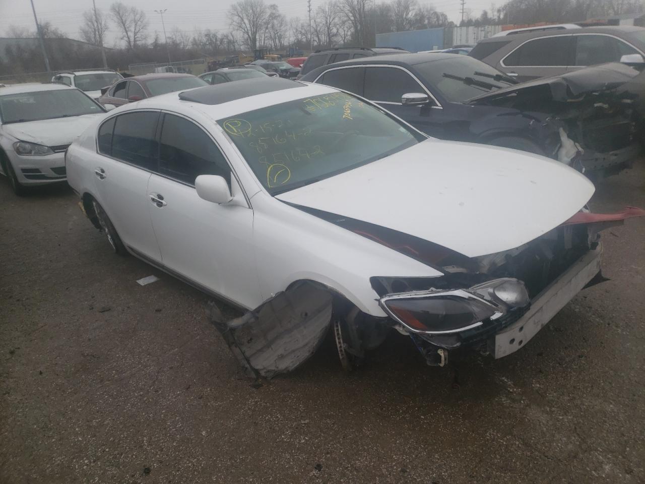 LEXUS GS 350 2007 with VIN JTHBE96S770011254 - Photo from auction