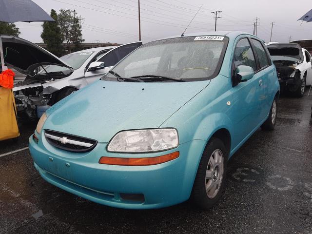 Photo 2 from auction – 2005 CHEVROLET AVEO BASE with VIN KL1TD62625B293764