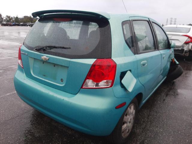 Photo 4 from auction – 2005 CHEVROLET AVEO BASE with VIN KL1TD62625B293764