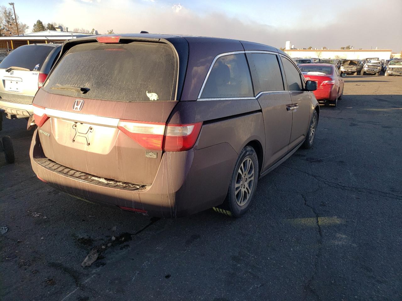 Photo 4 from auction – 2012 HONDA ODYSSEY EX with VIN 5FNRL5H66CB126387