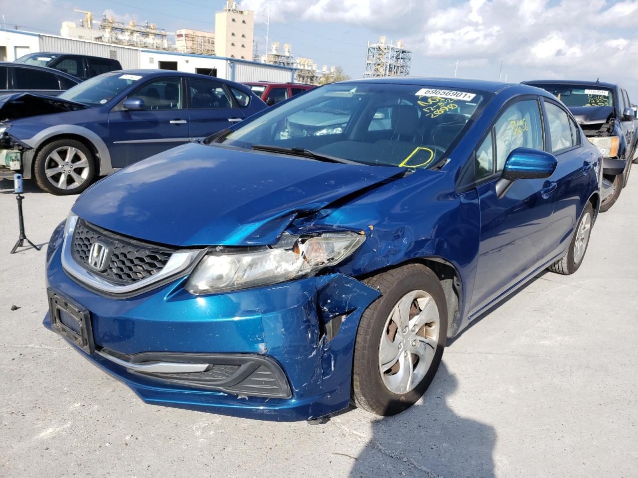 Photo 2 from auction – 2015 HONDA CIVIC LX with VIN 19XFB2F51FE202090