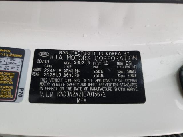 Photo 10 from auction – 2014 KIA SOUL with VIN KNDJN2A21E7015672