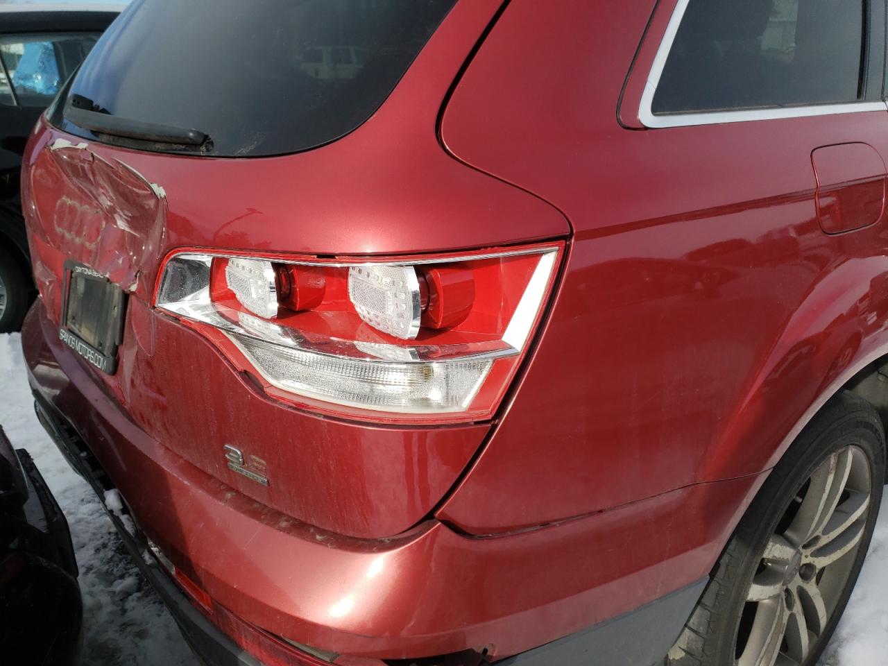 Photo 9 from auction – 2007 AUDI Q7 with VIN WA1BY74L47D059211