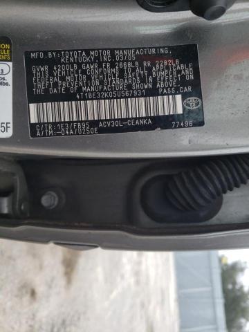 Photo 10 from auction – 2005 TOYOTA CAMRY LE with VIN 4T1BE32K05U567931