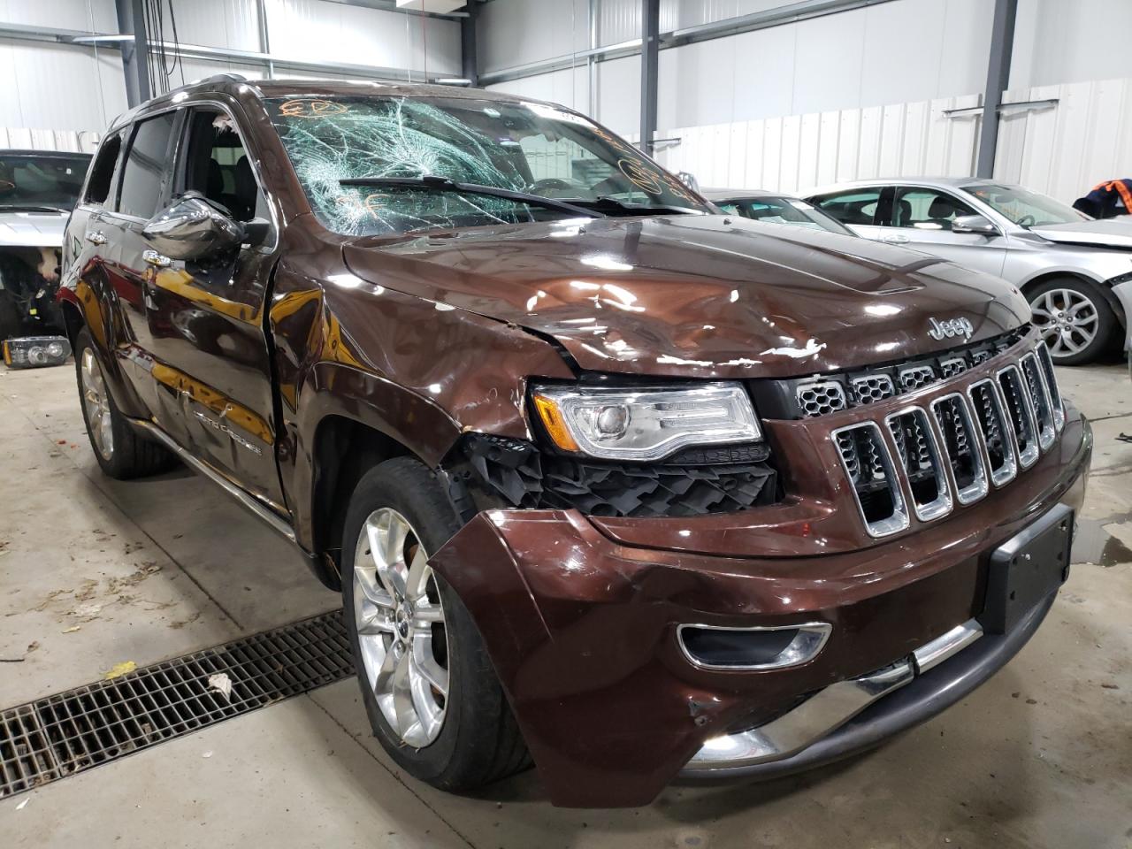 JEEP GRAND CHER 2014 with VIN 1C4RJFJT3EC518237 - Photo from auction