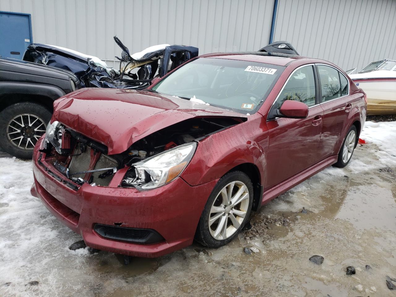 Photo 2 from auction – 2014 SUBARU LEGACY 2.5 with VIN 4S3BMBD69E3017814