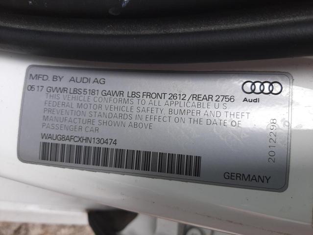 Zdjęcie 10 z aukcji – 2017 AUDI A6 PREMIUM z VIN WAUG8AFCXHN130474
