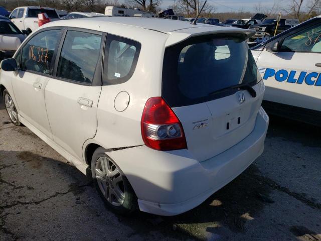 Photo 3 from auction – 2007 HONDA FIT S with VIN JHMGD38667S068488