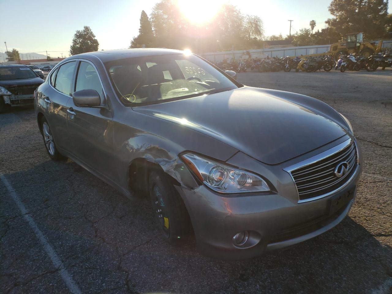 INFINITI M37 2012 with VIN JN1BY1APXCM334653 - Photo from auction