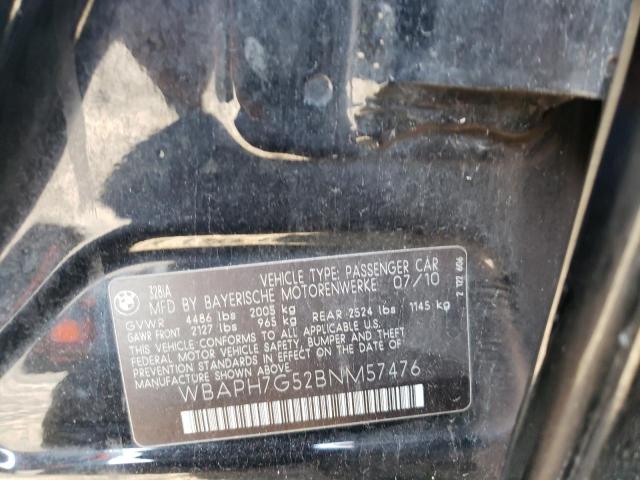 Photo 10 from auction – 2011 BMW 328 I with VIN WBAPH7G52BNM57476
