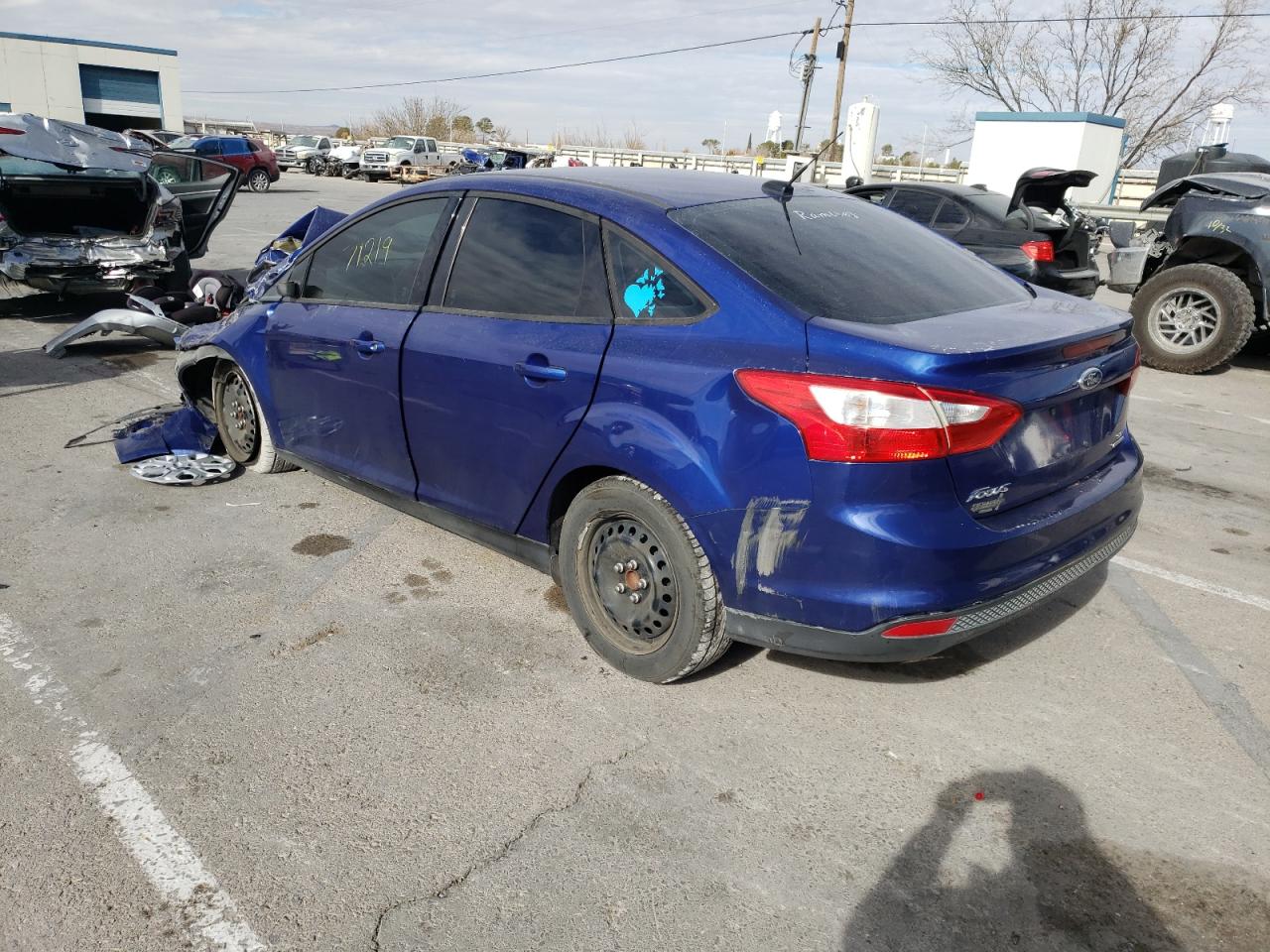 Photo 3 from auction – 2012 FORD FOCUS SE with VIN 1FAHP3F20CL478338