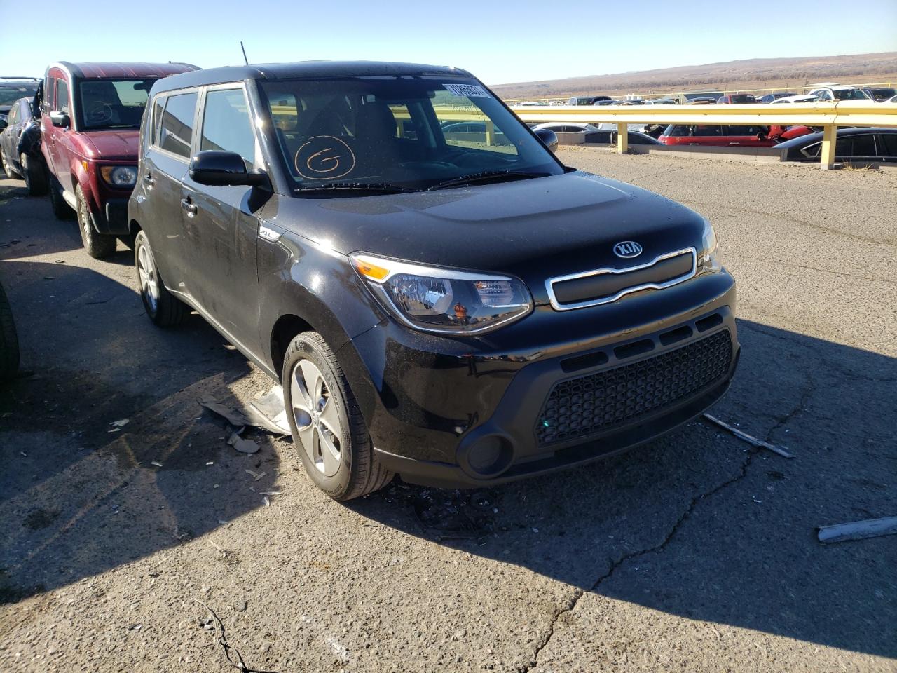 KIA SOUL 2016 with VIN KNDJN2A25G7325360 - Photo from auction