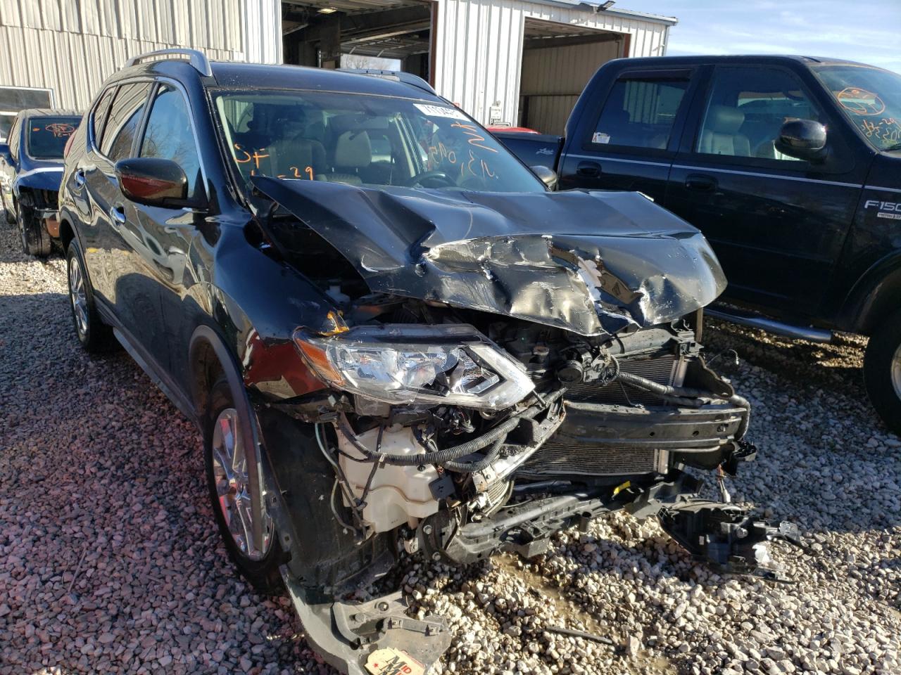 NISSAN ROGUE S 2017 with VIN KNMAT2MV5HP522638 - Photo from auction