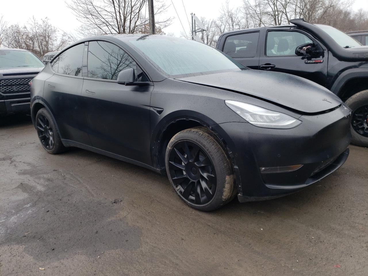 TESLA MODEL Y 2021 with VIN 5YJYGDEE7MF120279 - Photo from auction
