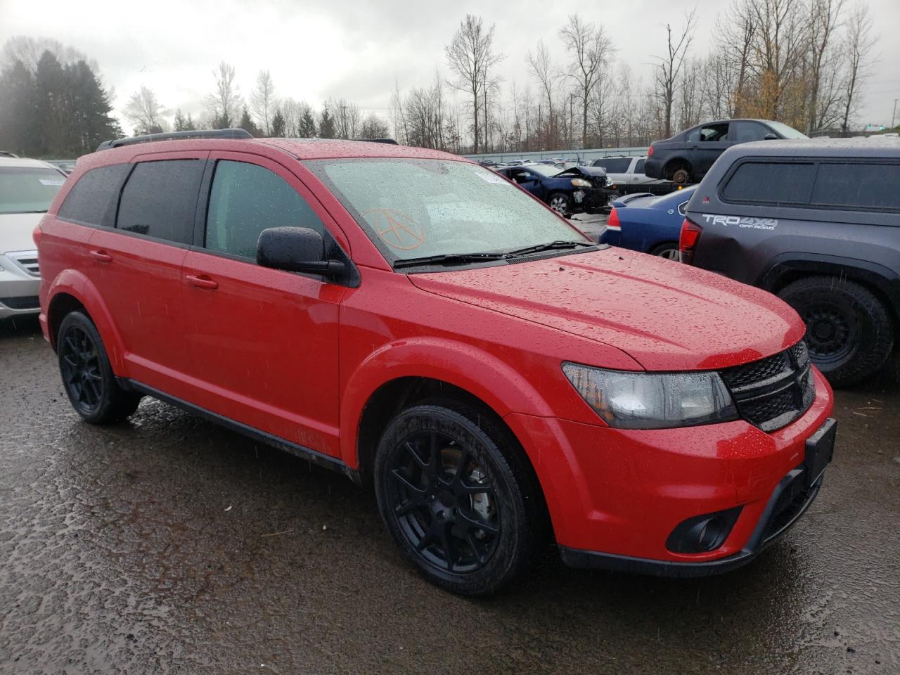 DODGE JOURNEY GT 2017 with VIN 3C4PDDEG1HT616014 - Photo from auction