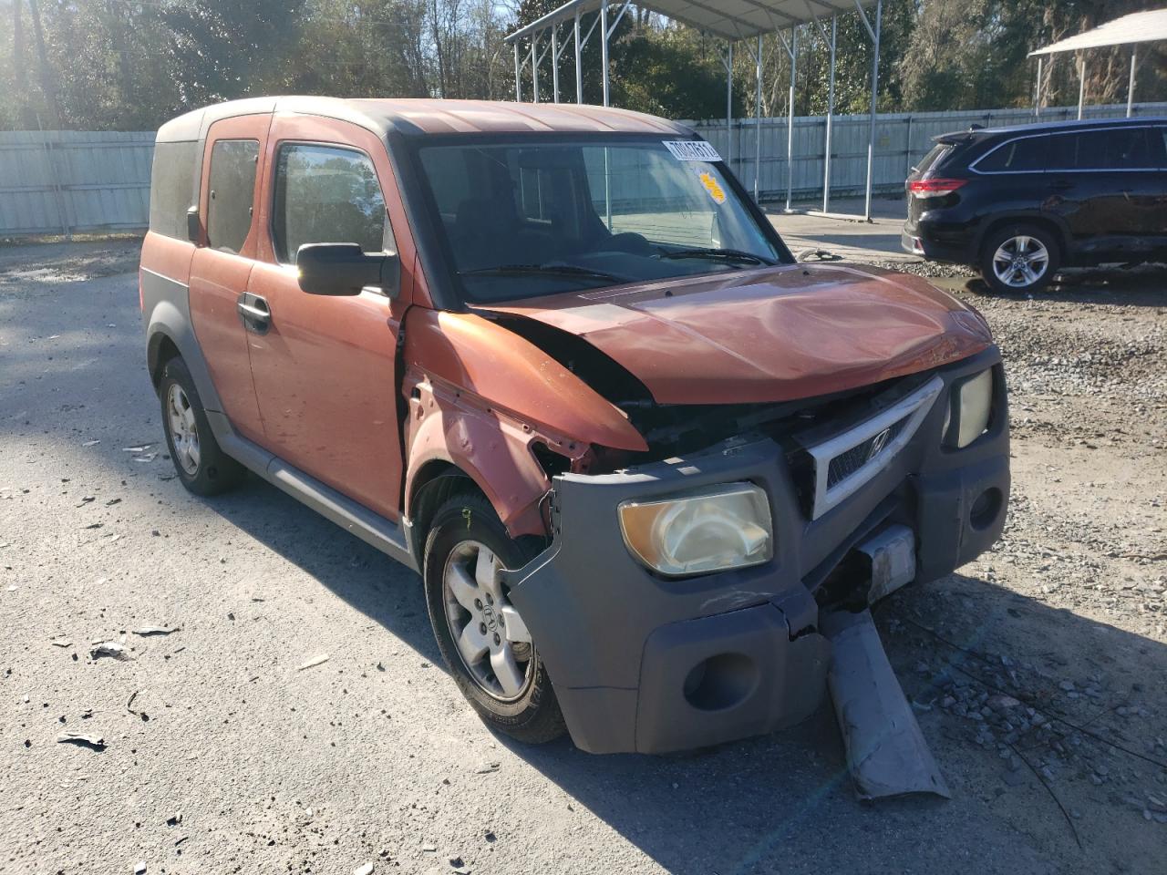 HONDA ELEMENT 2005 with VIN 5J6YH186X5L012182 - Photo from auction