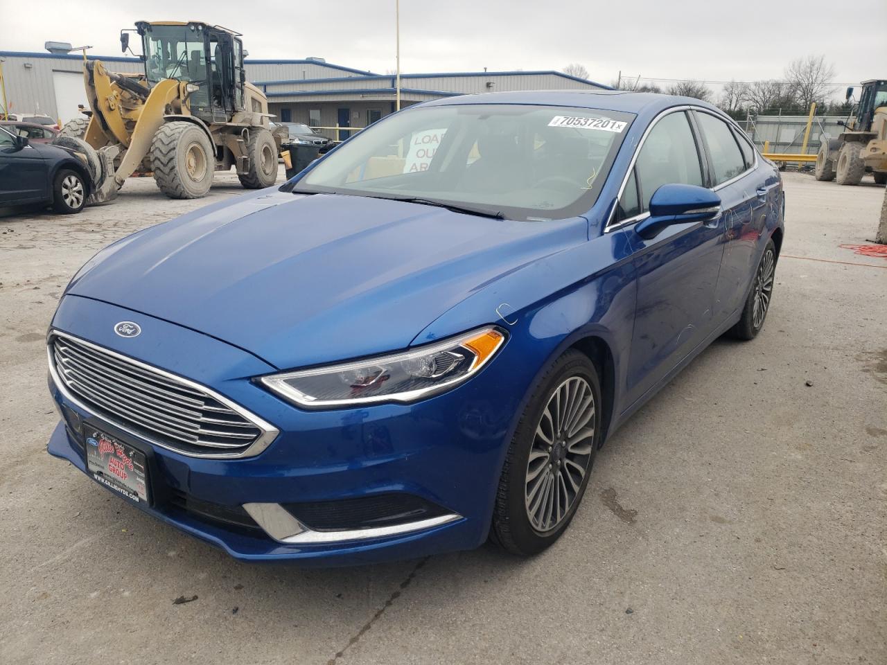 Photo 2 from auction – 2018 FORD FUSION SE with VIN 3FA6P0HD4JR280364