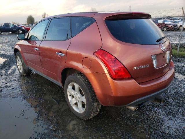 Photo 3 from auction – 2004 NISSAN MURANO SL with VIN JN8AZ08W24W319216