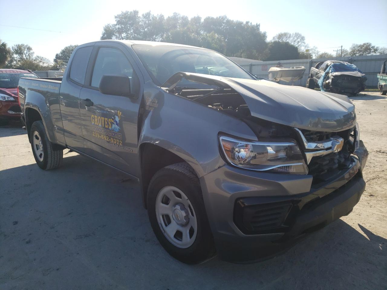 Photo 1 from auction – 2021 CHEVROLET COLORADO with VIN 1GCHSBEN7M1263552