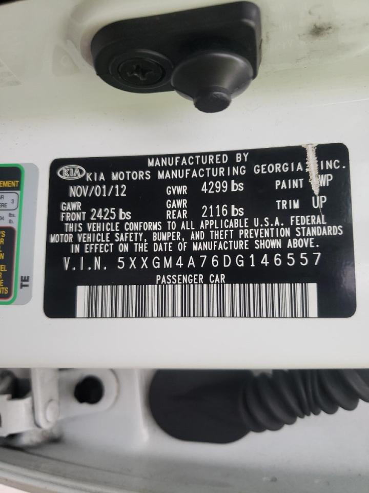 Photo 10 from auction – 2013 KIA OPTIMA LX with VIN 5XXGM4A76DG146557