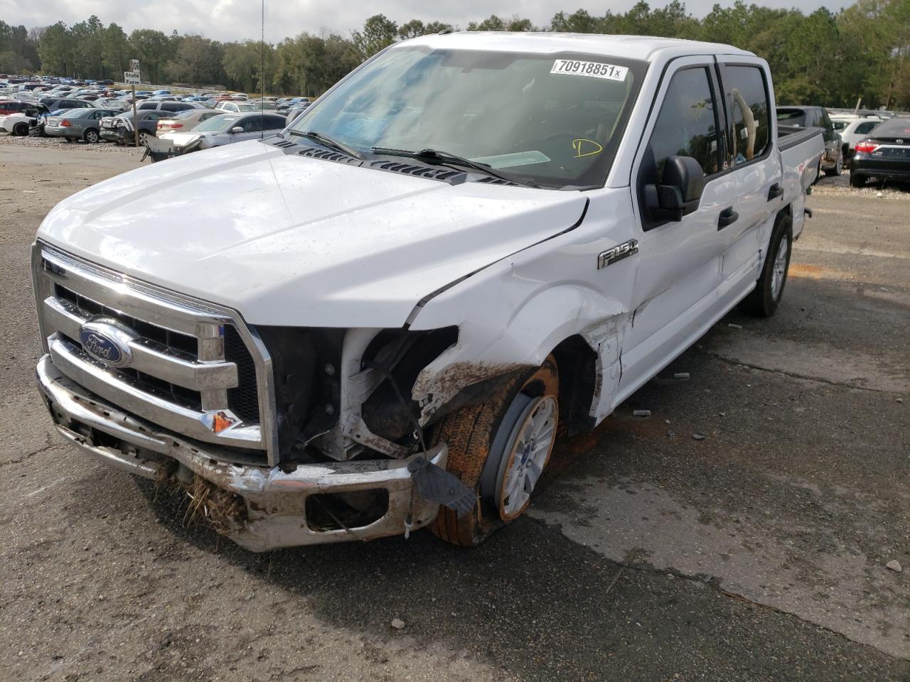 Photo 2 from auction – 2017 FORD F150 SUPER with VIN 1FTEW1C87HKC19825