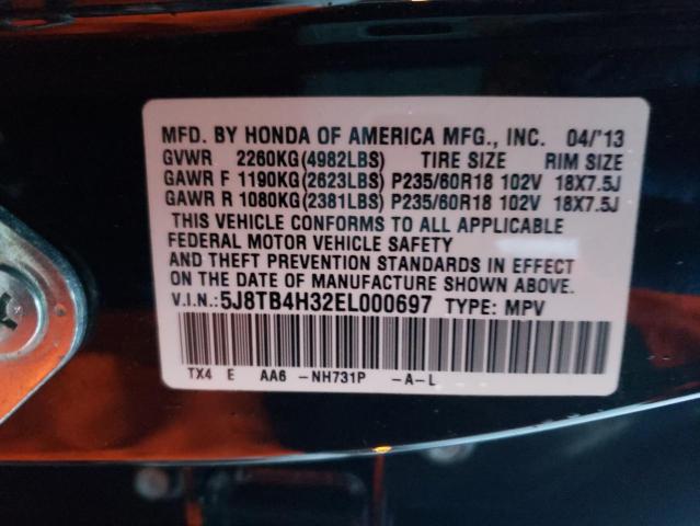 Photo 10 from auction – 2014 ACURA RDX with VIN 5J8TB4H32EL000697