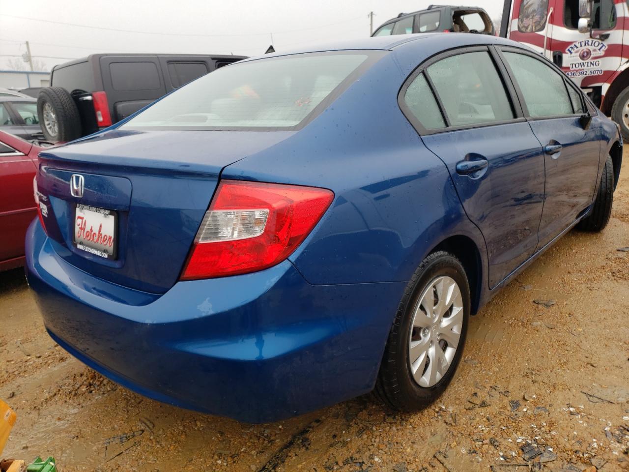 Photo 4 from auction – 2012 HONDA CIVIC LX with VIN 19XFB2E53CE041108