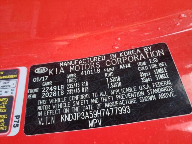 Photo 10 from auction – 2017 KIA SOUL + with VIN KNDJP3A59H7477993