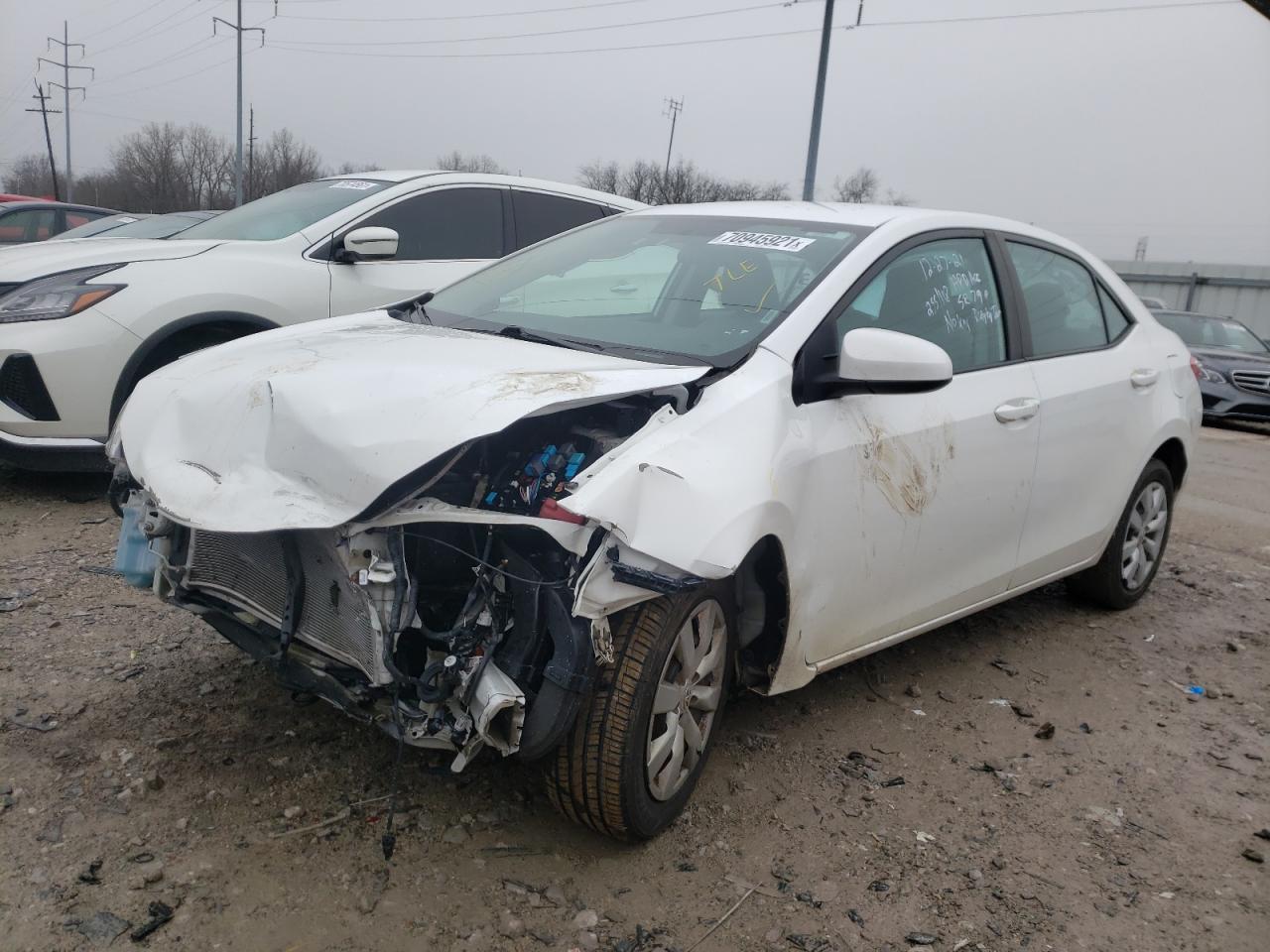 Photo 2 from auction – 2016 TOYOTA COROLLA L with VIN 5YFBURHE2GP431179
