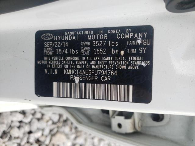 Photo 10 from auction – 2015 HYUNDAI ACCENT GLS with VIN KMHCT4AE6FU794764