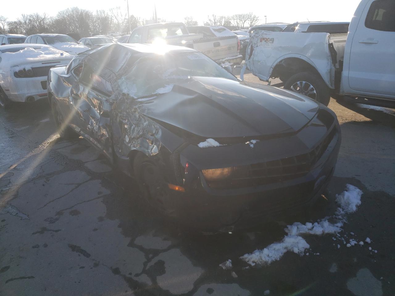 CHEVROLET CAMARO LS 2013 with VIN 2G1FA1E36D9127324 - Photo from auction