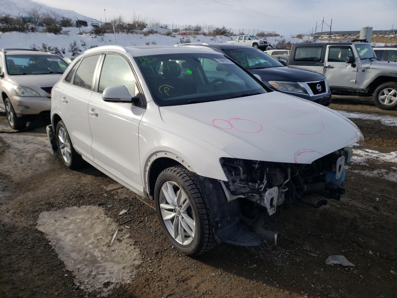 AUDI Q3 PREMIUM 2017 with VIN WA1ECCFS0HR014733 - Photo from auction