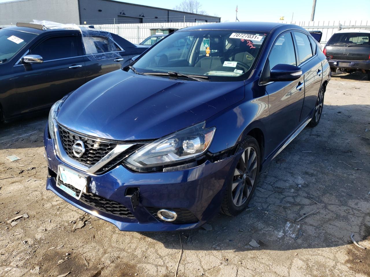 Photo 2 from auction – 2016 NISSAN SENTRA S with VIN 3N1AB7AP1GY318571