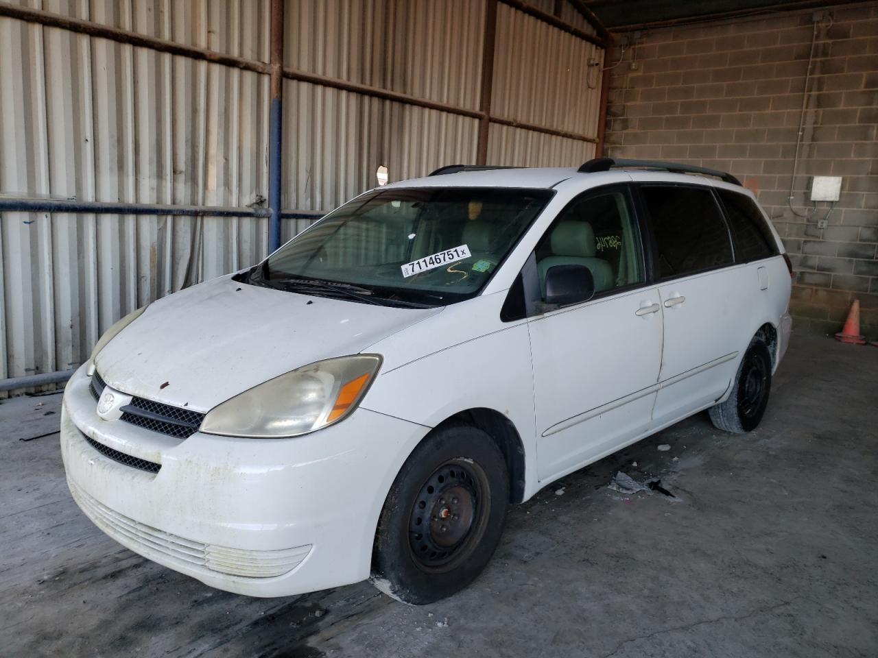 Photo 2 from auction – 2005 TOYOTA SIENNA CE with VIN 5TDZA23C45S327592