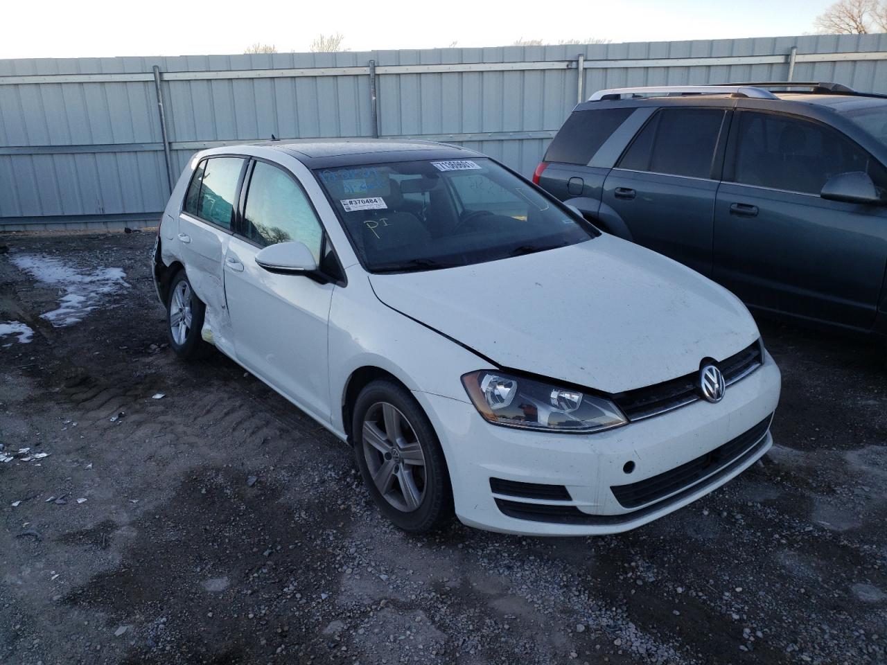 VOLKSWAGEN GOLF S 2017 with VIN 3VW217AU4HM068761 - Photo from auction