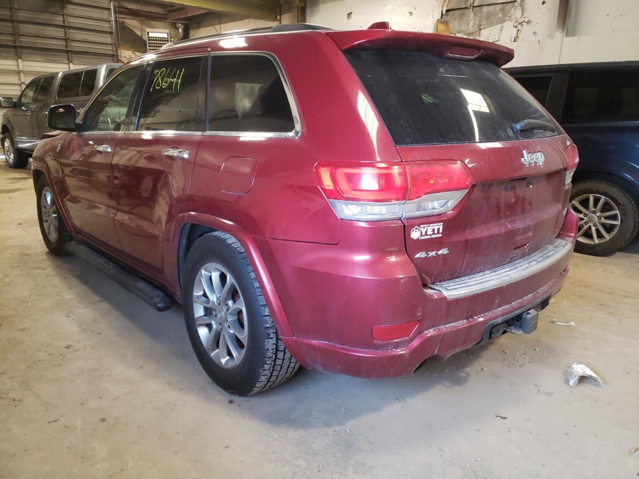 Photo 3 from auction – 2015 JEEP GRAND CHER with VIN 1C4RJFCG1FC836245