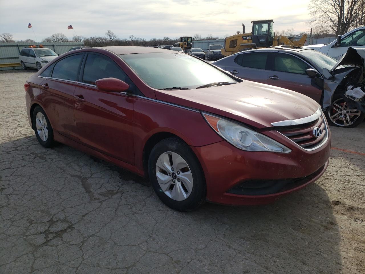 Photo 1 from auction – 2014 HYUNDAI SONATA GLS with VIN 5NPEB4AC2EH823197