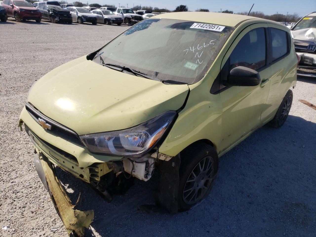 Photo 2 from auction – 2017 CHEVROLET SPARK LS with VIN KL8CB6SA9HC783032