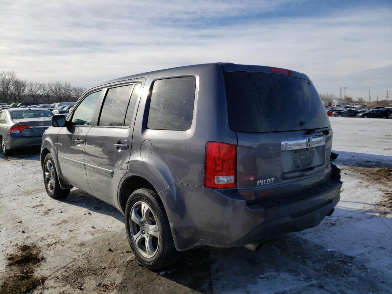 Photo 3 from auction – 2014 HONDA PILOT EXL with VIN 5FNYF4H57EB038018