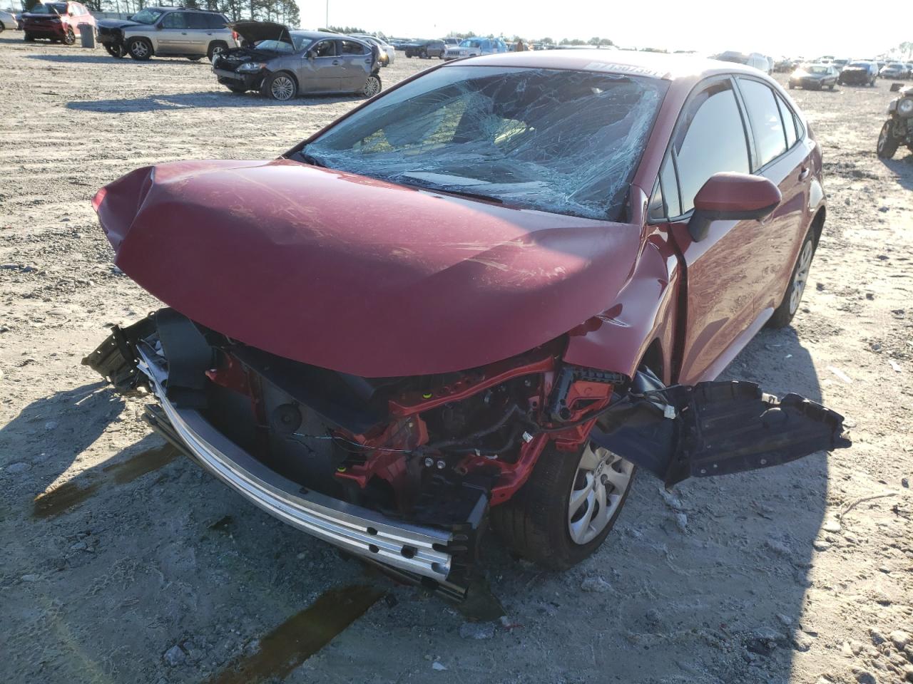 Photo 2 from auction – 2020 TOYOTA COROLLA LE with VIN JTDEPRAEXLJ086089