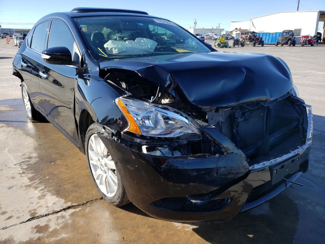 NISSAN SENTRA S 2014 with VIN 3N1AB7AP1EY331754 - Photo from auction