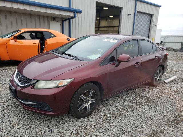 Photo 2 from auction – 2013 HONDA CIVIC LX with VIN 2HGFB2F58DH527175